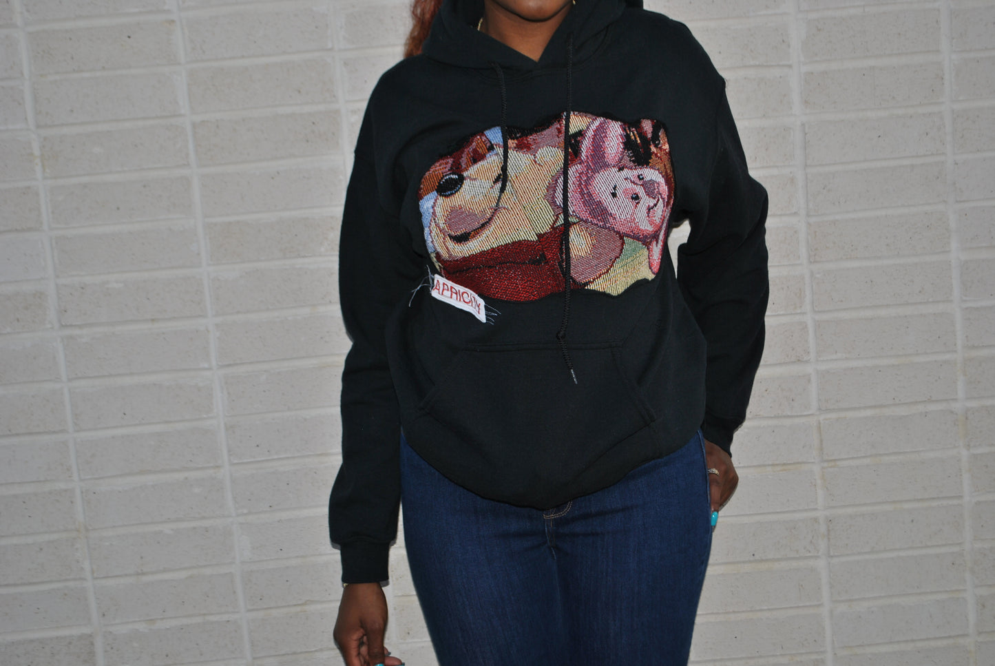 Custom Upcycled Hoodie