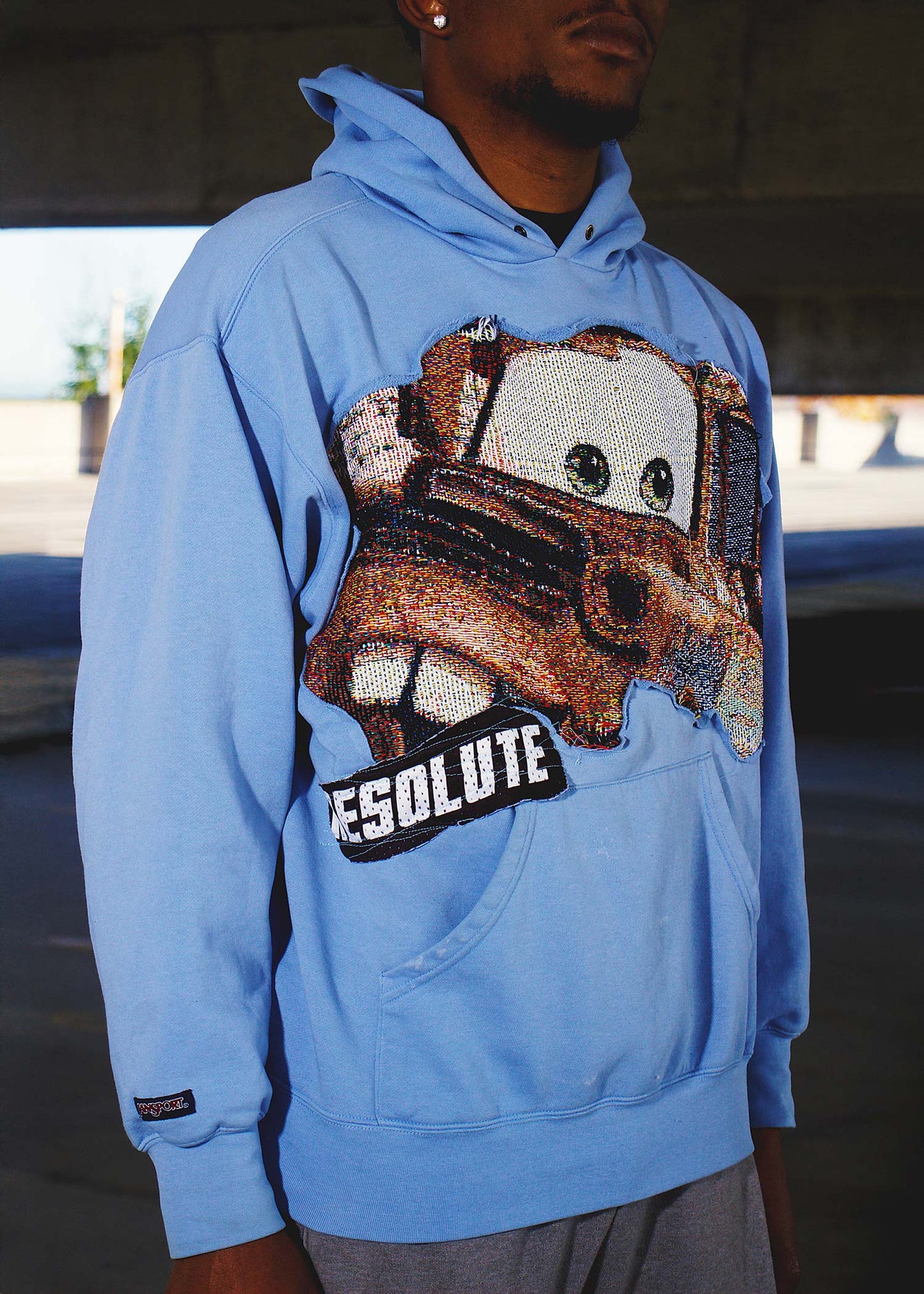 Custom Upcycled Hoodie